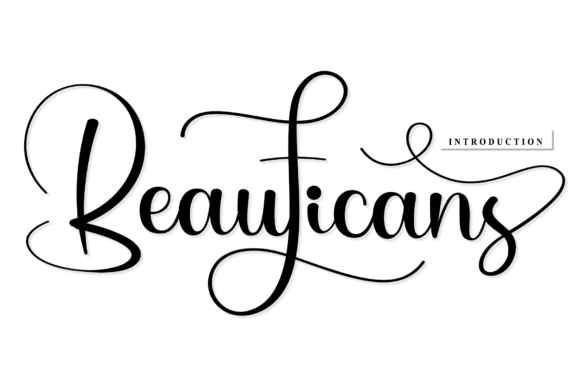 Beauticans: A Rhythmic Script Font for Elegant Editorial Design