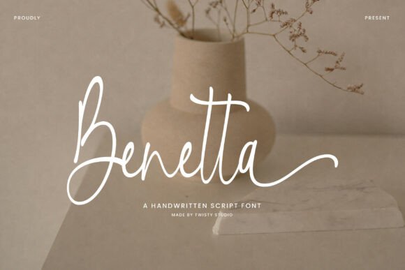 Benetta: The Elegant Handwritten Script Font for Crafters