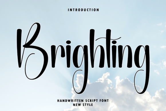 Brighting: The Modern Script Font for Marketers