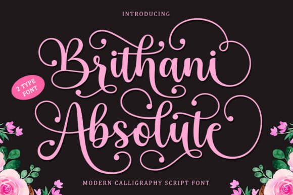 Brithani Absolute: An Ornate Calligraphy Script Font Review