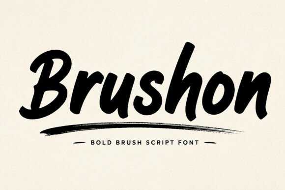 Brushon: The Bold Brush Script Font for Branding