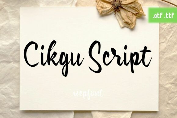 Cikgu Script: A Handcrafted Typeface for Editors