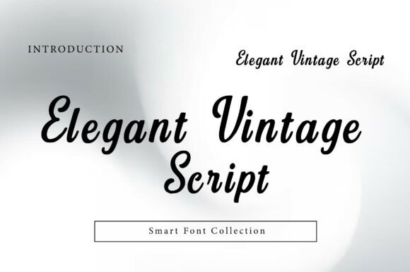 Elegant Vintage Script: A Timeless Typeface for Editorial Design