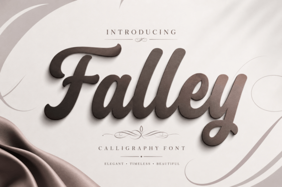 Falley: A Contemporary Calligraphy Font for Elegant Branding