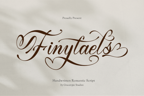 Finytaels: A Fluid Handwritten Calligraphy Font for Editors