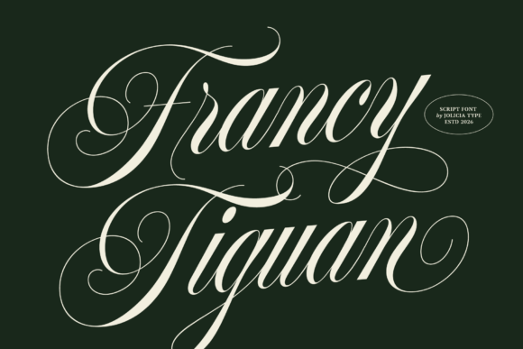Francy Tiguan: A Luxury Script Font Review