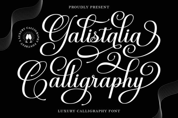 Galistalia Calligraphy: A Premium Script Font for Campaigns