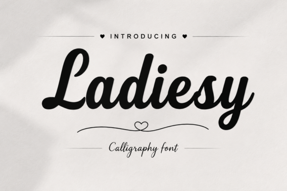 Ladiesy: A Contemporary Script Font for Elegant Branding
