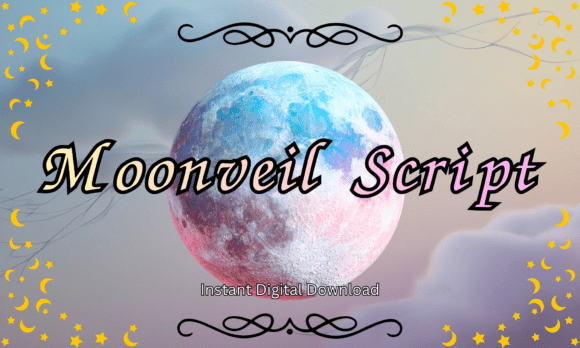 Moonveil Script: A Celestial Display Font Review
