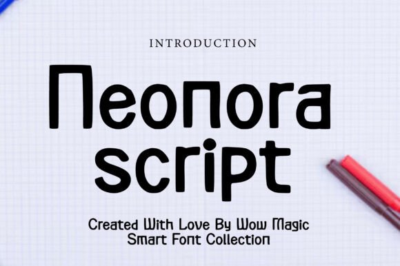 Neonora Script: A Modern Handwritten Font for Brands