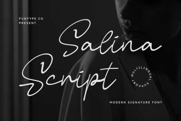 Salina Script: A Modern Signature Font for Editorial Design