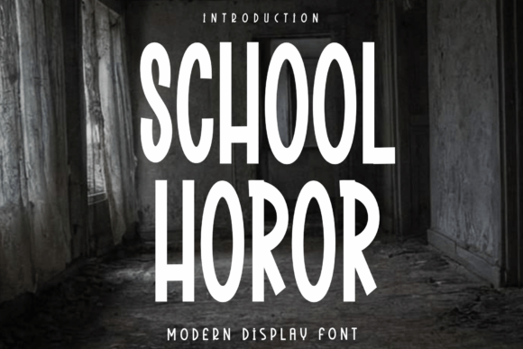 School Horor: A Sophisticated Script Font for Autumn-Themed Branding