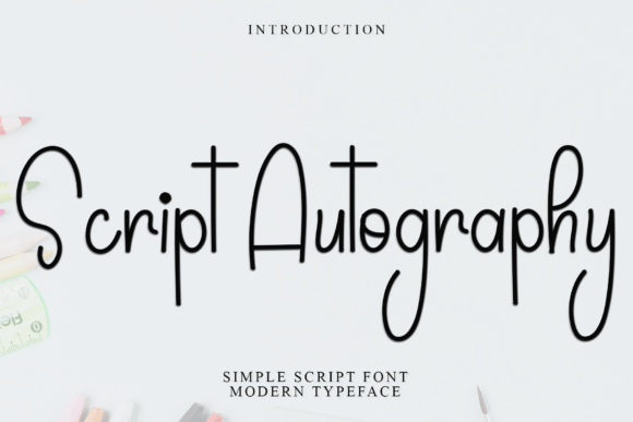 Script Autography: The Elegant Font for Your Brand
