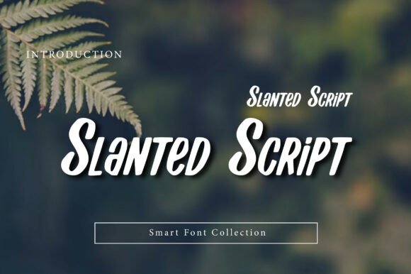 Slanted Script: A Stylish Italic Typeface for Editors
