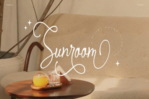 Sunroom: A Script Handwritten Font for Elegant Editorial Design