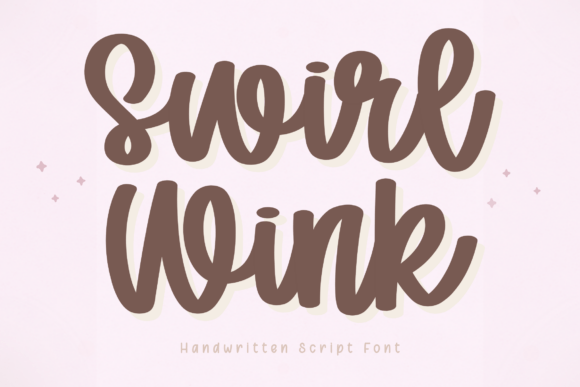 Swirl Wink: A Clean Handwritten Script Font for Modern Campaign Design
