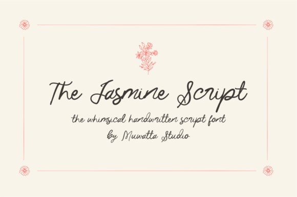 The Jasmine Script: A Sophisticated Editorial Typeface