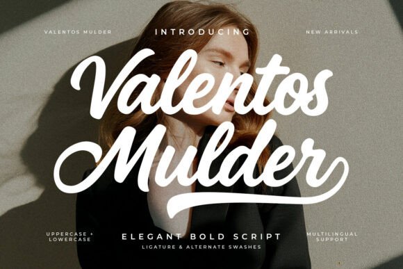 Valentos Mulder: A Bold Script Font for Makers