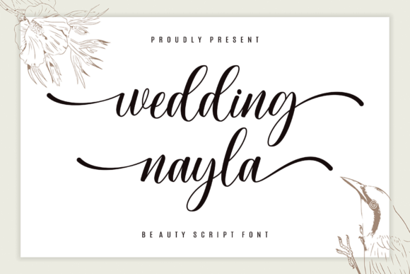 Wedding Nayla Font: Elevating Small Business Branding with Elegance